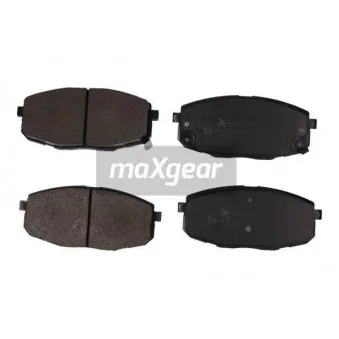 Jeu de 4 plaquettes de frein avant MAXGEAR 19-1132