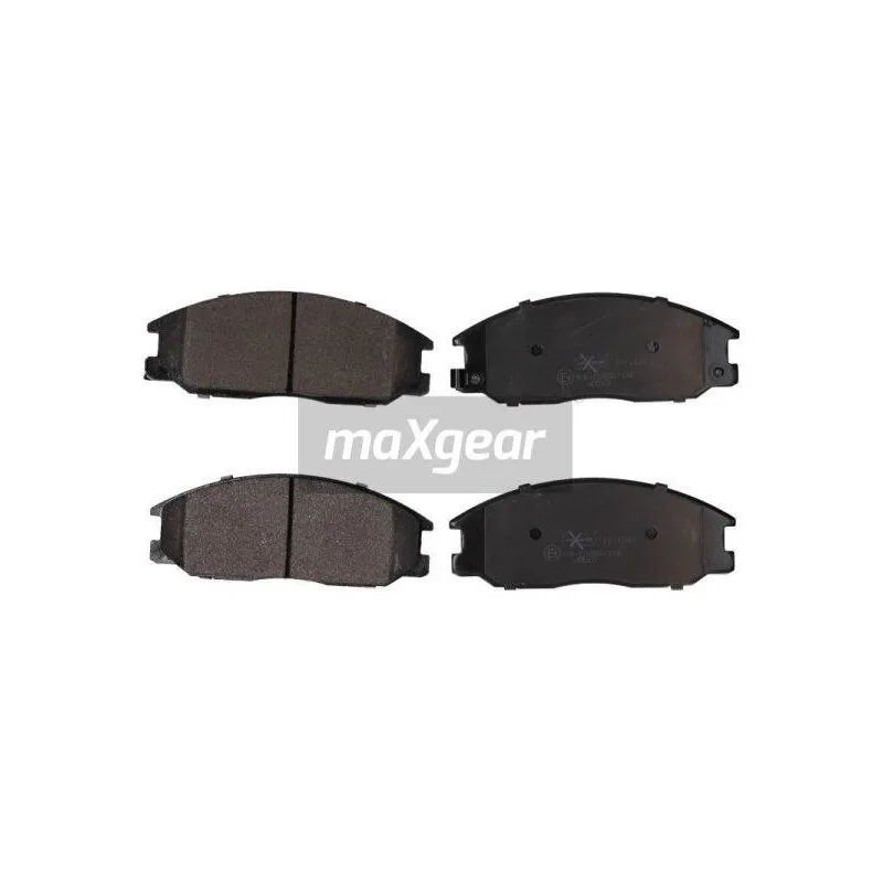 Jeu de 4 plaquettes de frein avant MAXGEAR 19-1133