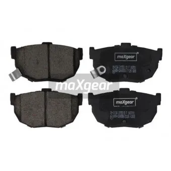 Jeu de 4 plaquettes de frein arrière MAXGEAR 19-1134