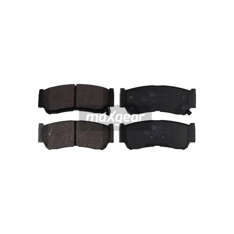 Jeu de 4 plaquettes de frein arrière MAXGEAR 19-1136