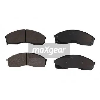 Jeu de 4 plaquettes de frein avant MAXGEAR 19-1137