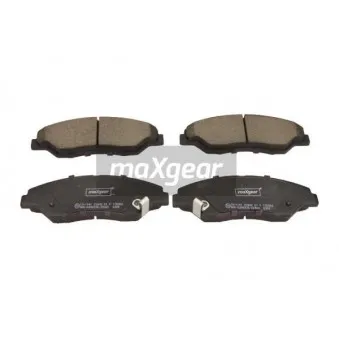 Jeu de 4 plaquettes de frein avant MAXGEAR 19-1141