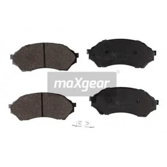 Jeu de 4 plaquettes de frein avant MAXGEAR 19-1142
