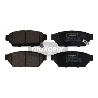 Jeu de 4 plaquettes de frein arrière MAXGEAR 19-1146