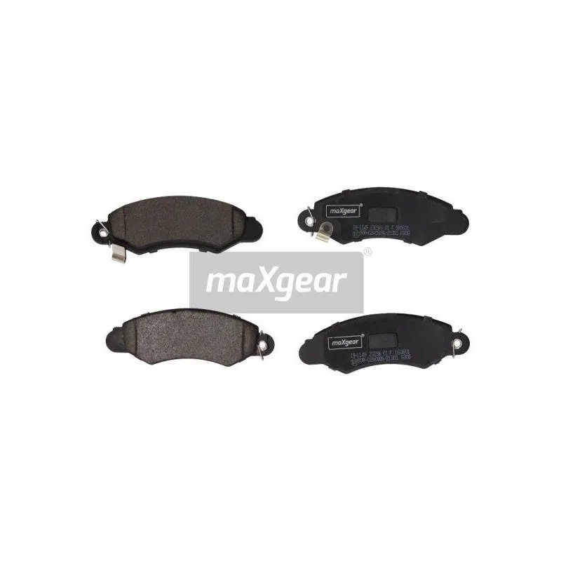 Jeu de 4 plaquettes de frein avant MAXGEAR 19-1149