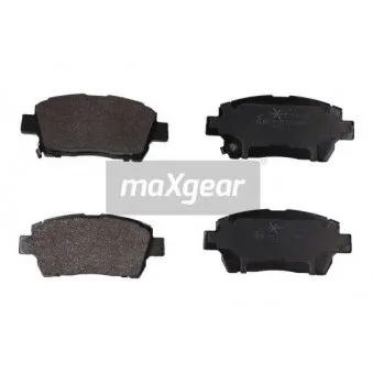 Jeu de 4 plaquettes de frein avant MAXGEAR 19-1153
