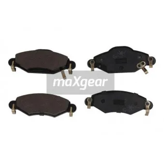 Jeu de 4 plaquettes de frein avant MAXGEAR 19-1156