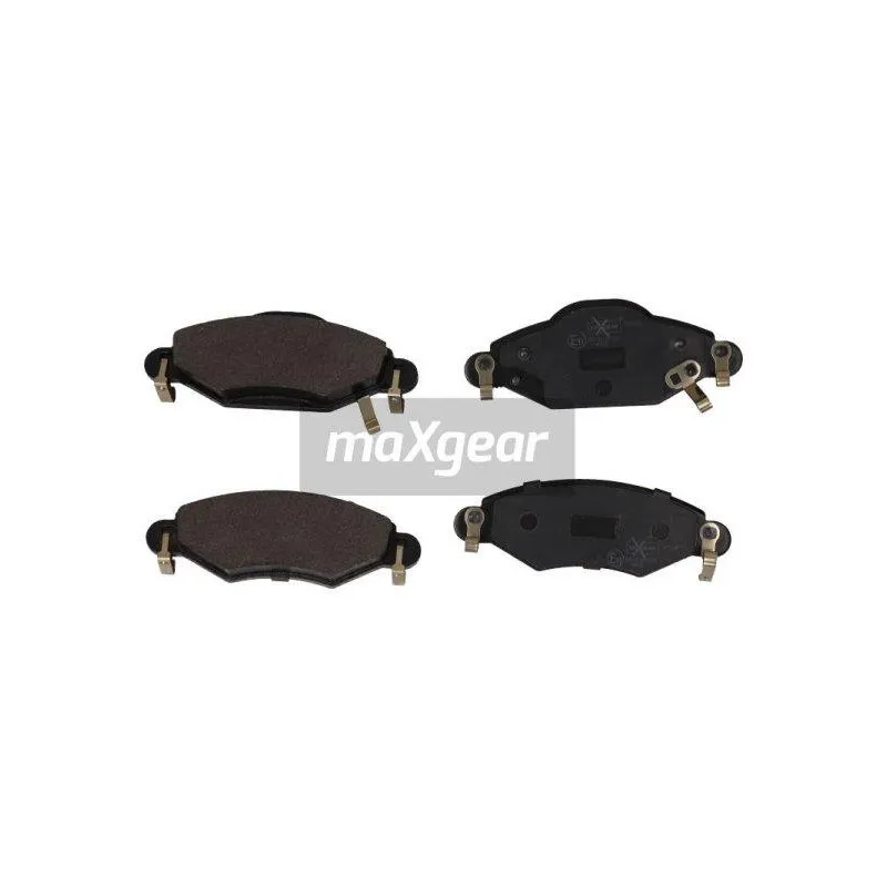 Jeu de 4 plaquettes de frein avant MAXGEAR 19-1156