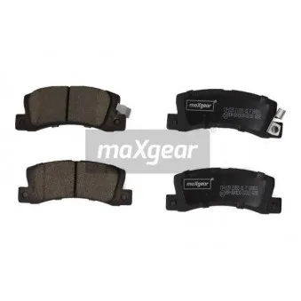 Jeu de 4 plaquettes de frein arrière MAXGEAR 19-1159