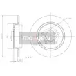 Jeu de 2 disques de frein arrière MAXGEAR 19-1205MAX - Visuel 2