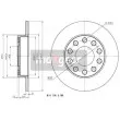 Jeu de 2 disques de frein arrière MAXGEAR 19-1213MAX - Visuel 2