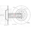 Jeu de 2 disques de frein arrière MAXGEAR 19-1228MAX - Visuel 2
