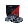 Jeu de 2 disques de frein arrière MAXGEAR 19-1240 - Visuel 3