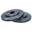 Jeu de 2 disques de frein avant MAXGEAR 19-1297 - Visuel 2