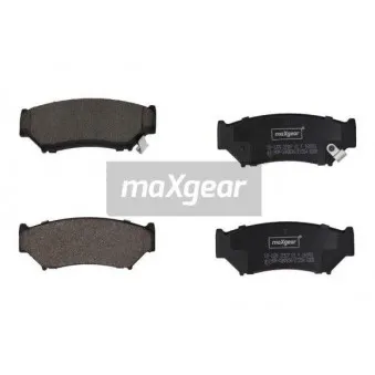 Jeu de 4 plaquettes de frein avant MAXGEAR 19-1376
