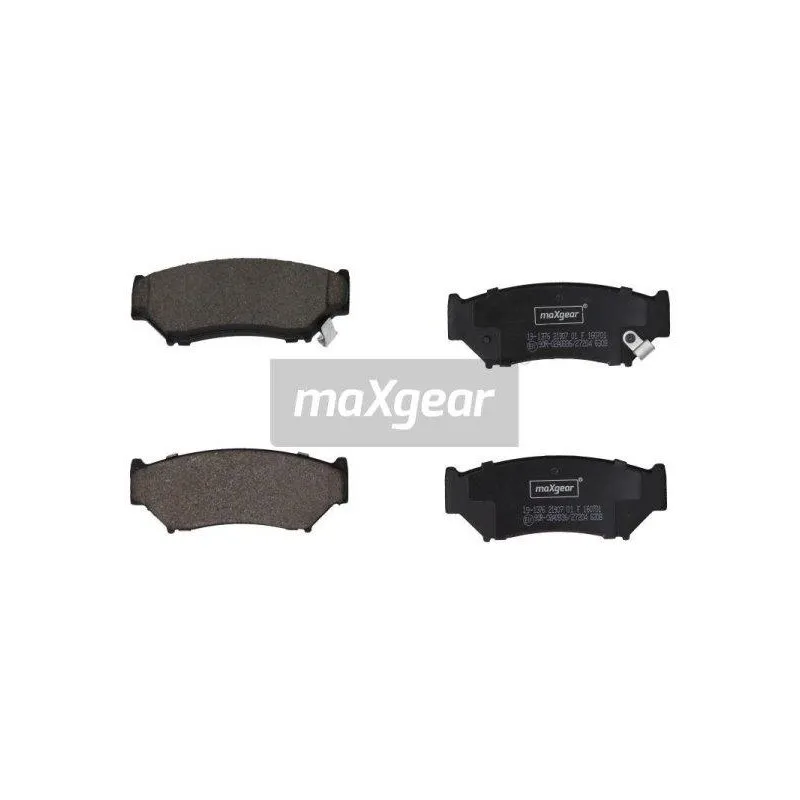 Jeu de 4 plaquettes de frein avant MAXGEAR 19-1376