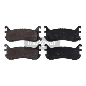 Jeu de 4 plaquettes de frein arrière MAXGEAR 19-1385