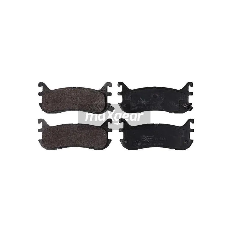 Jeu de 4 plaquettes de frein arrière MAXGEAR 19-1385