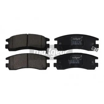 Jeu de 4 plaquettes de frein arrière MAXGEAR 19-1390