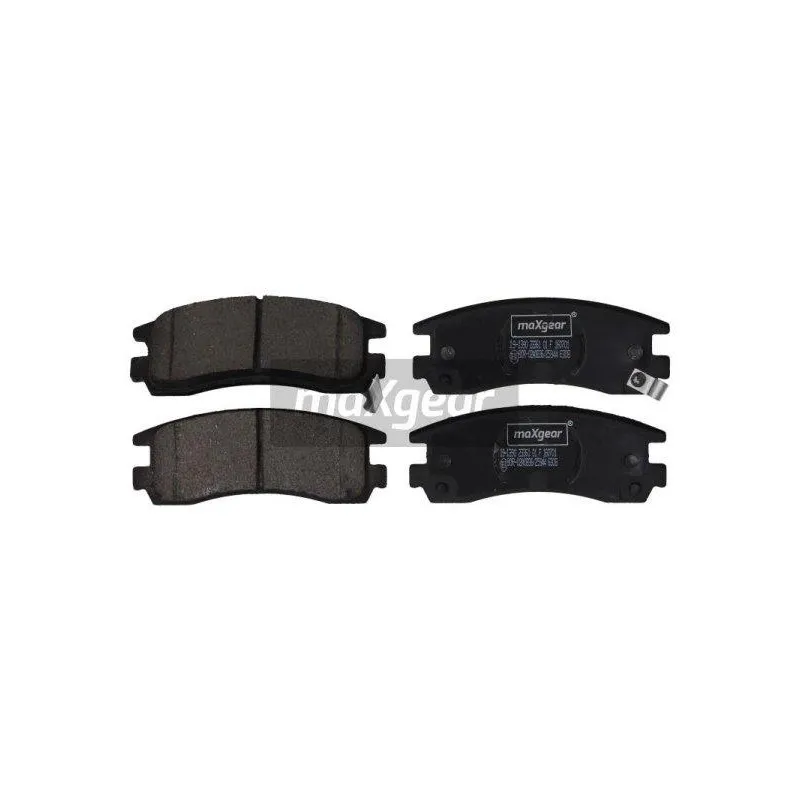 Jeu de 4 plaquettes de frein arrière MAXGEAR 19-1390