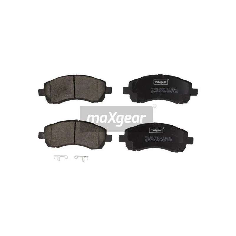 Jeu de 4 plaquettes de frein avant MAXGEAR 19-1396