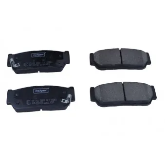 Jeu de 4 plaquettes de frein arrière MAXGEAR 19-1421