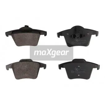 Jeu de 4 plaquettes de frein arrière MAXGEAR 19-1426