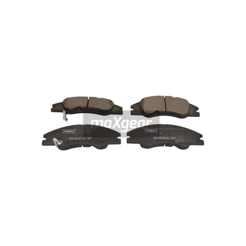 Jeu de 4 plaquettes de frein avant MAXGEAR 19-1435