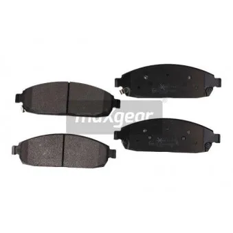 Jeu de 4 plaquettes de frein arrière MAXGEAR 19-1437