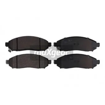 Jeu de 4 plaquettes de frein avant MAXGEAR 19-1439