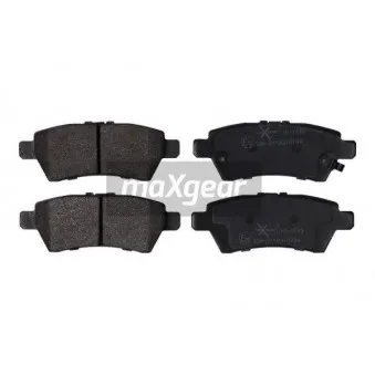 Jeu de 4 plaquettes de frein arrière MAXGEAR 19-1443