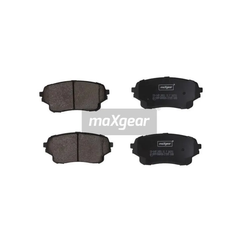 Jeu de 4 plaquettes de frein avant MAXGEAR 19-1445