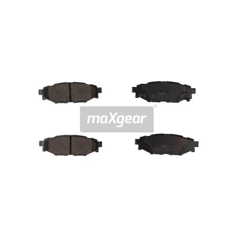 Jeu de 4 plaquettes de frein arrière MAXGEAR 19-1447