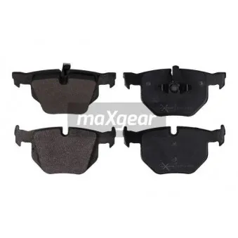 Jeu de 4 plaquettes de frein arrière MAXGEAR 19-1454