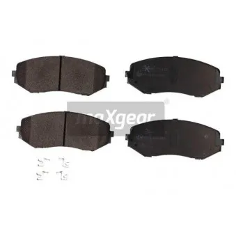 Jeu de 4 plaquettes de frein avant MAXGEAR 19-1457