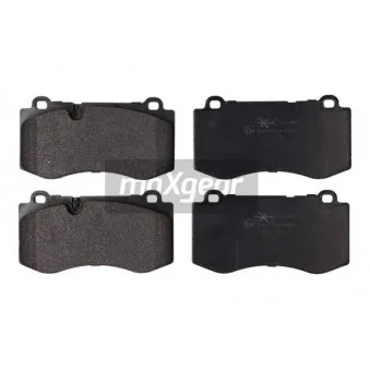 Jeu de 4 plaquettes de frein avant MAXGEAR 19-1462