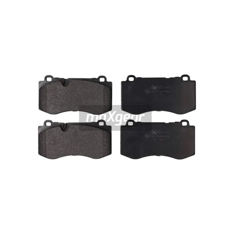 Jeu de 4 plaquettes de frein avant MAXGEAR 19-1462