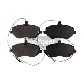 Jeu de 4 plaquettes de frein avant MAXGEAR 19-1464