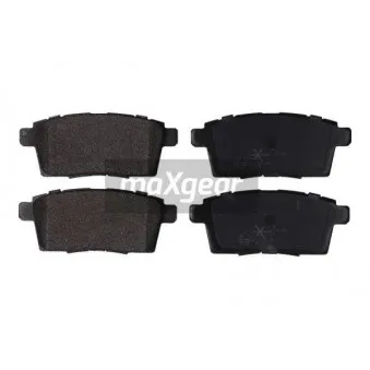 Jeu de 4 plaquettes de frein arrière MAXGEAR 19-1466