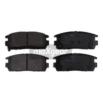 Jeu de 4 plaquettes de frein arrière MAXGEAR 19-1469