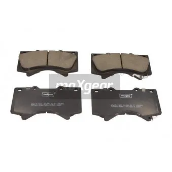 Jeu de 4 plaquettes de frein avant MAXGEAR 19-1471
