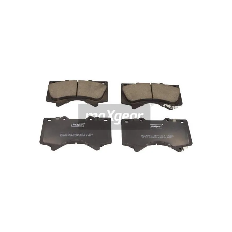 Jeu de 4 plaquettes de frein avant MAXGEAR 19-1471
