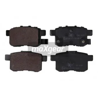 Jeu de 4 plaquettes de frein arrière MAXGEAR 19-1476