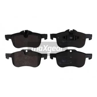 Jeu de 4 plaquettes de frein avant MAXGEAR 19-1497