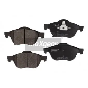 Jeu de 4 plaquettes de frein avant MAXGEAR 19-1498