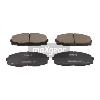 Jeu de 4 plaquettes de frein avant MAXGEAR 19-1509
