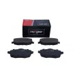 Jeu de 4 plaquettes de frein avant MAXGEAR 19-1521 - Visuel 2