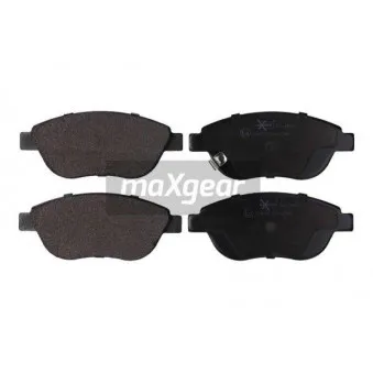Jeu de 4 plaquettes de frein avant MAXGEAR 19-1540