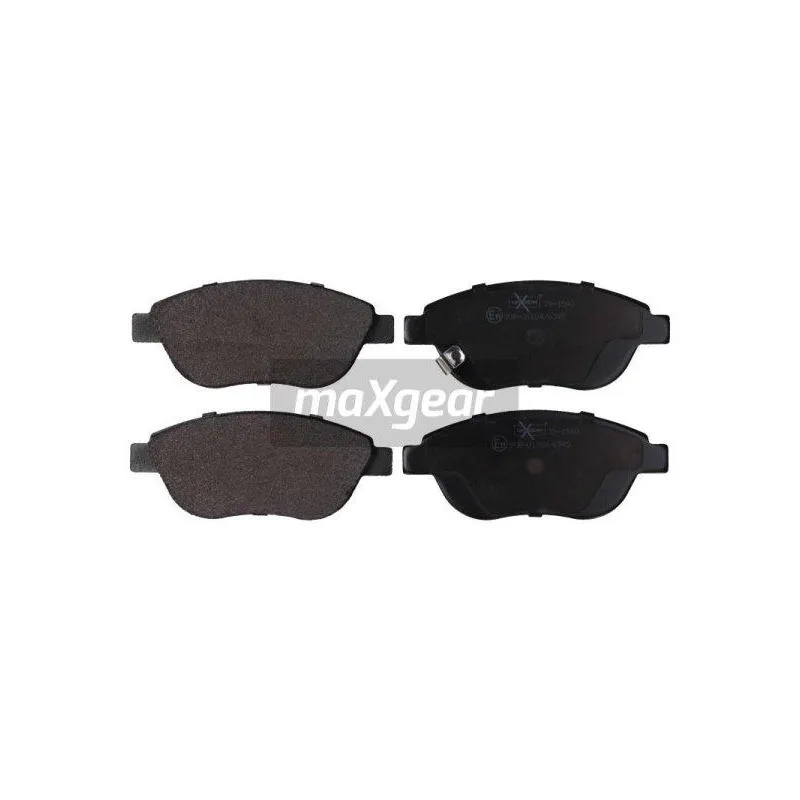Jeu de 4 plaquettes de frein avant MAXGEAR 19-1540