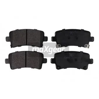 Jeu de 4 plaquettes de frein arrière MAXGEAR 19-1542